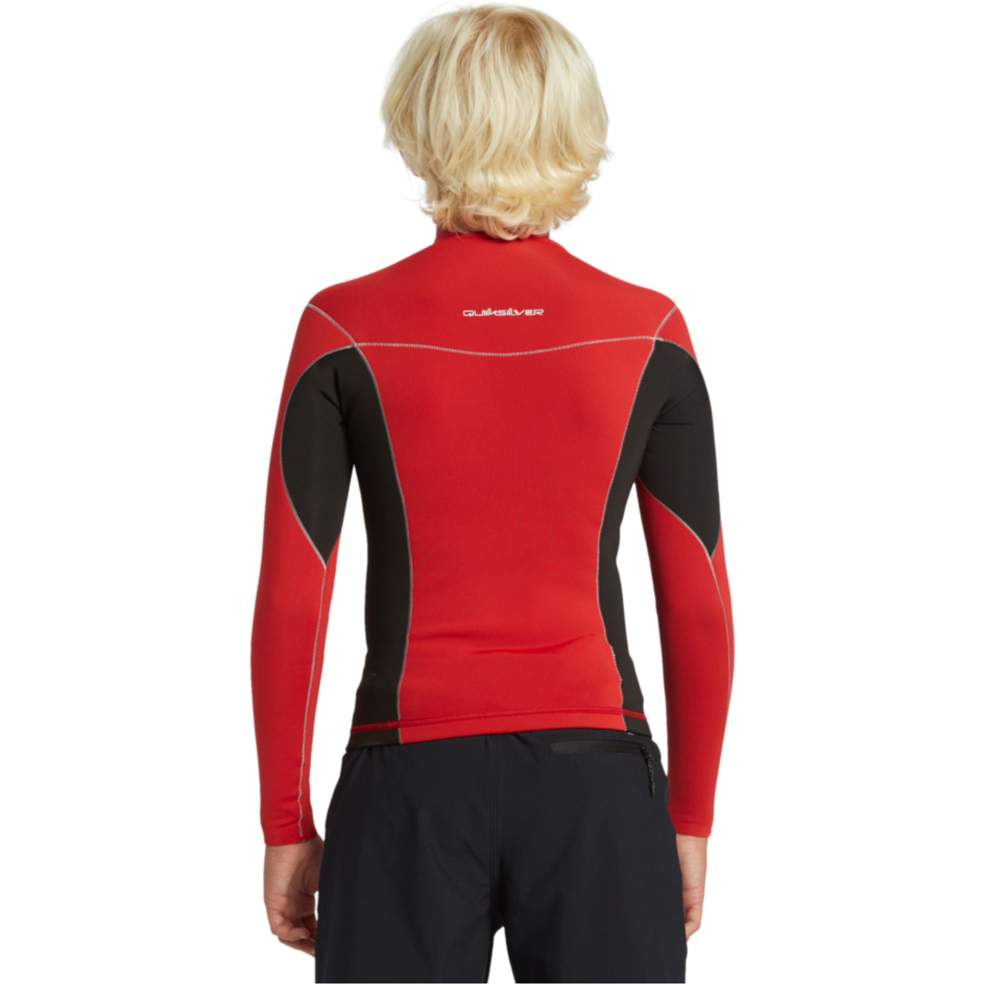 2026 Quiksilver Enfants Everyday Sessions 1.5mm Veste De Combinaison AQBW803009 - High Risk Red